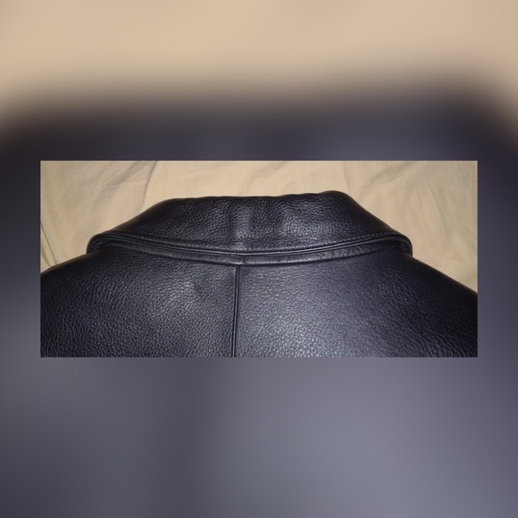 Black Genuine Leather Jacket by Danier! Size XXL - Picture 6 of 9